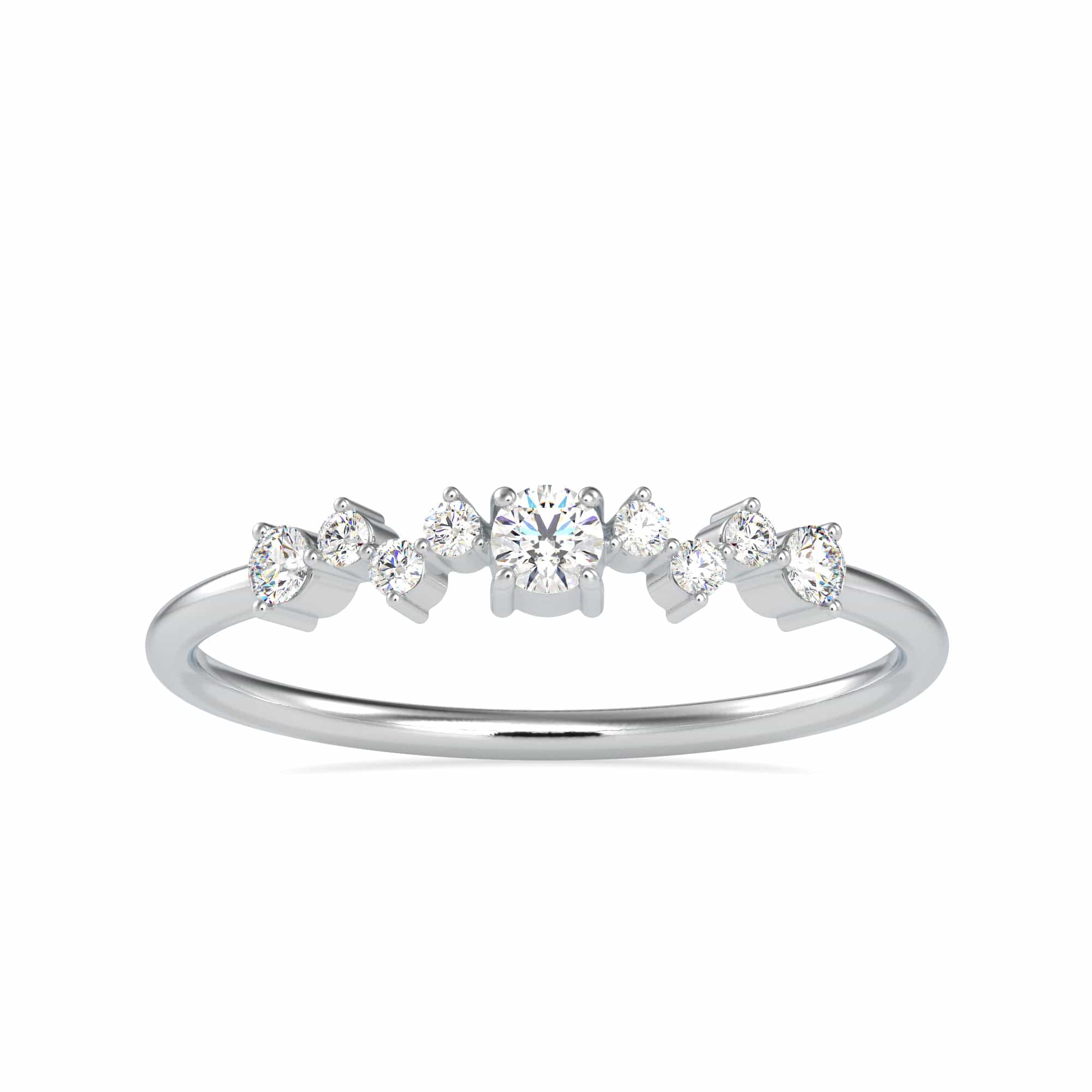 Jewelove™ Rings Designer Platinum Diamond Engagement Ring JL PT 0603