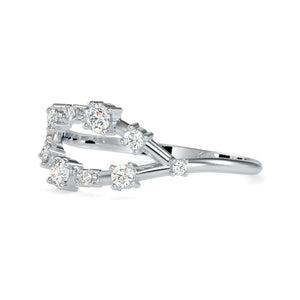 Jewelove™ Rings Designer Platinum Diamond Engagement Ring JL PT 0609