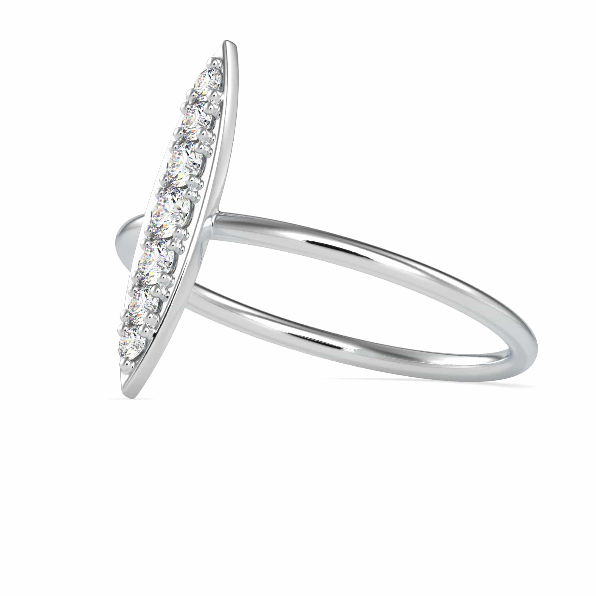 Jewelove™ Rings Designer Platinum Diamond Engagement Ring JL PT 0625