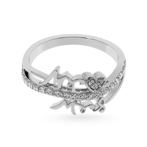 Jewelove™ Rings Designer Platinum Diamond Heart Ring for Women JL PT LC887