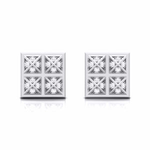 Jewelove™ Earrings Designer Platinum Diamond in Box Earrings JL PT E MST 1