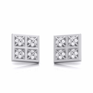 Jewelove™ Earrings Designer Platinum Diamond in Box Earrings JL PT E MST 1