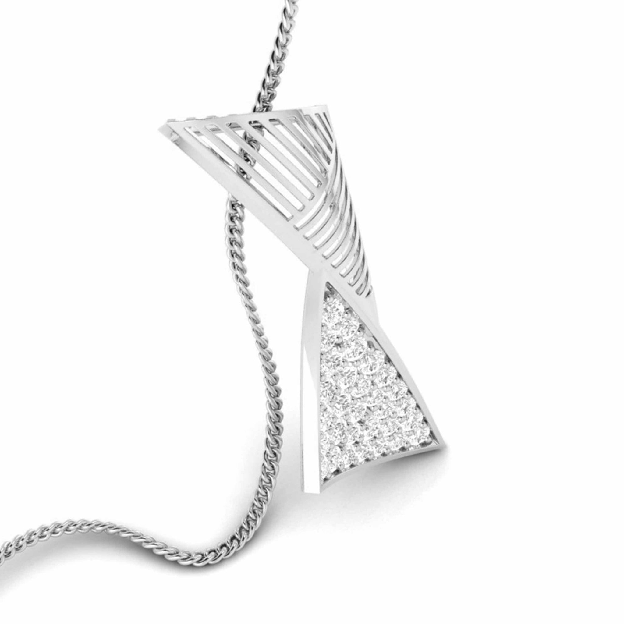 Jewelove™ Pendants & Earrings Designer Platinum Diamond Pendant & Earrings JL PT P BT 34-F