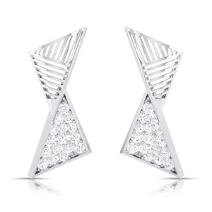 Jewelove™ Pendants & Earrings Designer Platinum Diamond Pendant & Earrings JL PT P BT 34-F