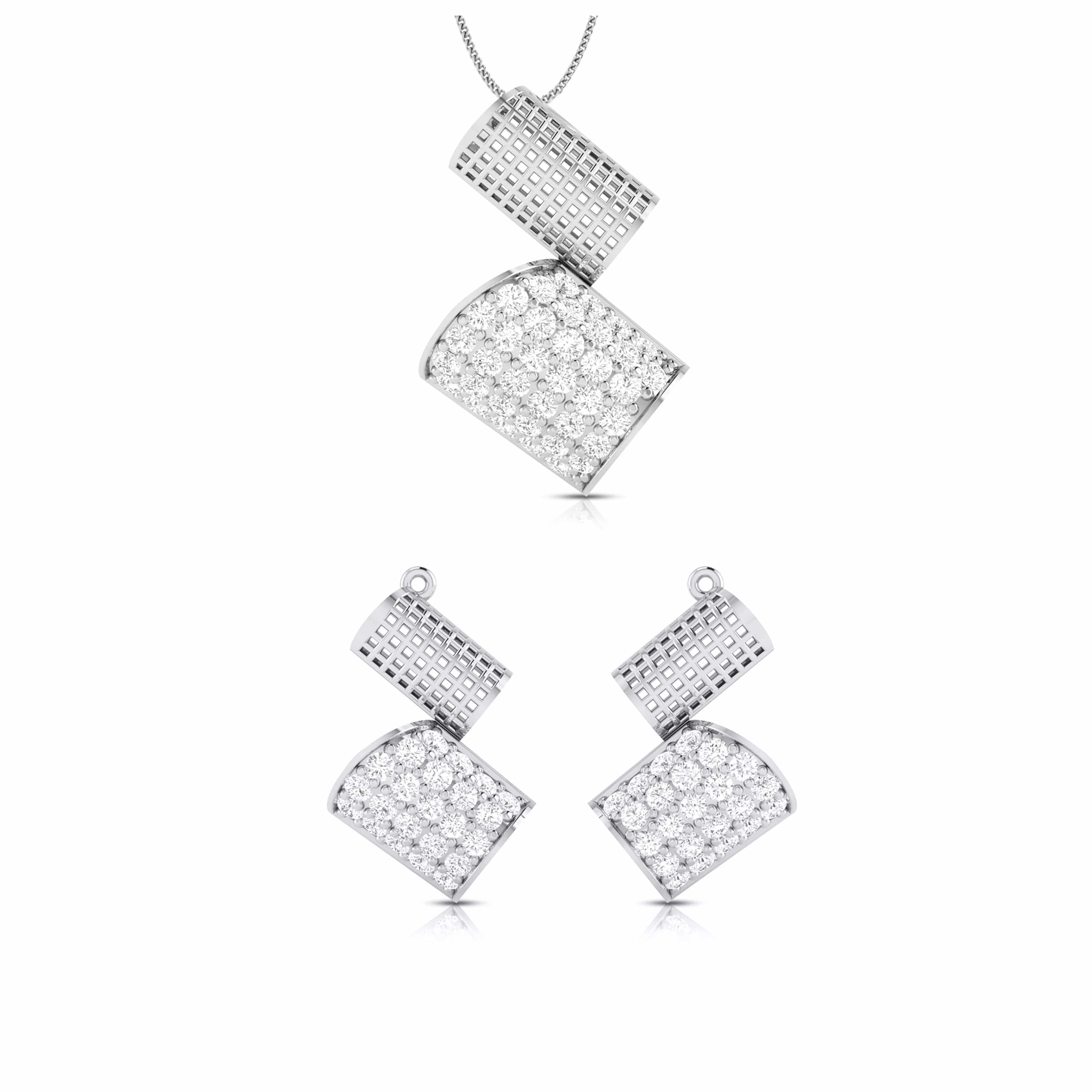 Clearance! SUWHWEA Ladies Fashion Diamond Ring Necklace Earrings  Three-piece Set On Clearance - Walmart.com