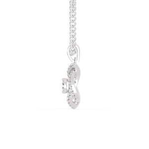 Jewelove™ Pendants Designer Platinum Diamond Pendant for Women JL PT P 1207