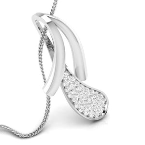 Jewelove™ Pendants & Earrings Designer Platinum Diamond Pendant for Women JL PT P BT 38-G