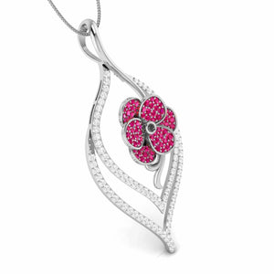 Jewelove™ Pendants Designer Platinum Diamond Pendant for Women JL PT P NL8579