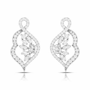 Jewelove™ Pendants & Earrings Designer Platinum Diamond Pendant Set JL PT P NL 8479