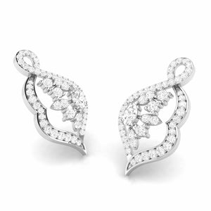 Jewelove™ Pendants & Earrings Designer Platinum Diamond Pendant Set JL PT P NL 8479