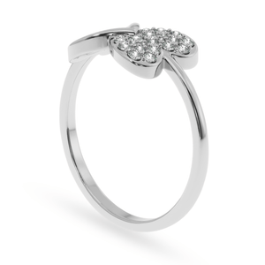 Jewelove™ Rings Designer Platinum Diamond Ring for Women JL PT LC890