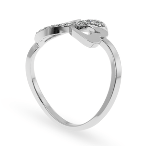 Jewelove™ Rings Designer Platinum Diamond Ring for Women JL PT LC895