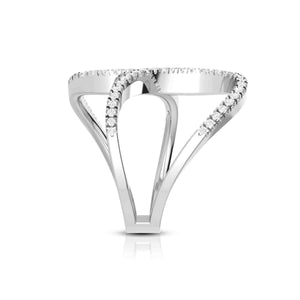 Jewelove™ Rings Designer Platinum Diamond Ring for Women JL PT R-67