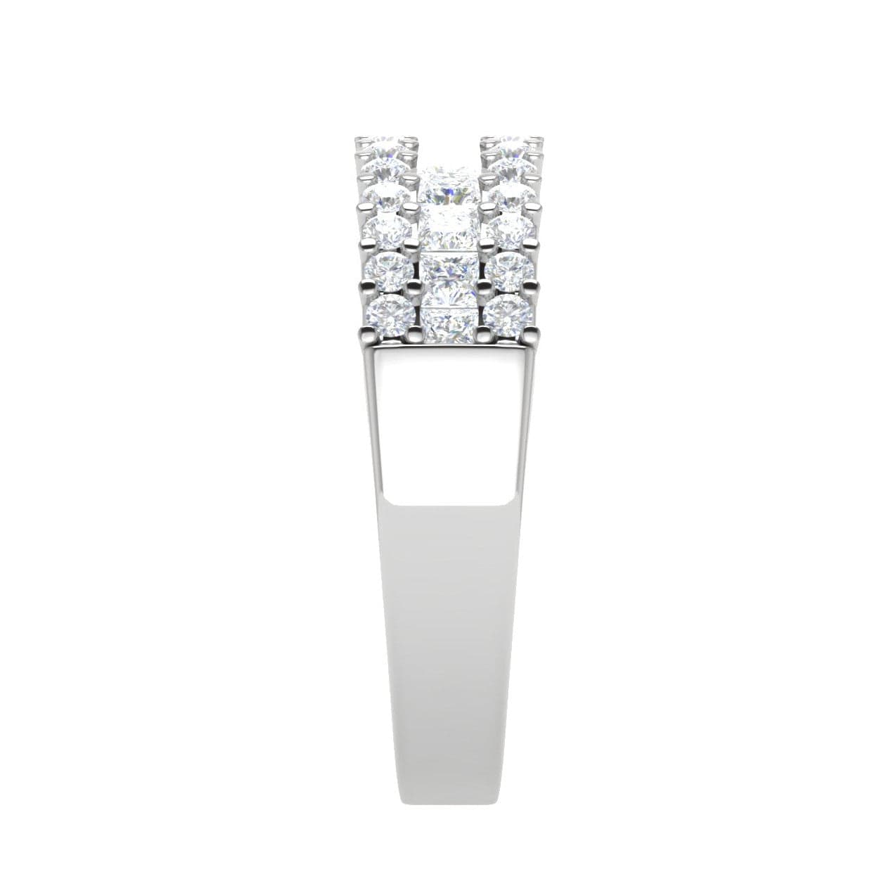 Jewelove™ Rings Designer Platinum Diamond Ring for Women JL PT WB6025