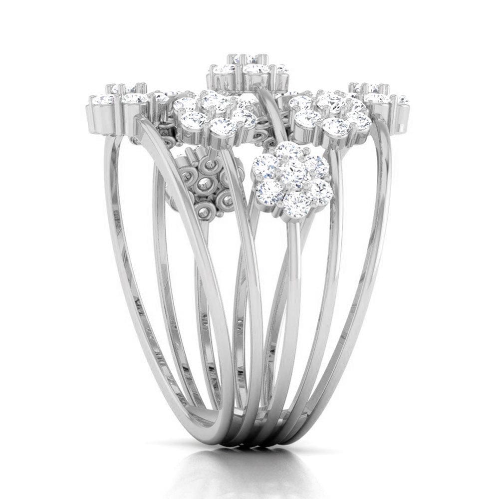 Jewelove™ Rings Designer Platinum Diamond Ring JL PT R 8117