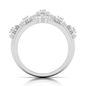 Jewelove™ Rings Designer Platinum Diamond Ring JL PT R 8117