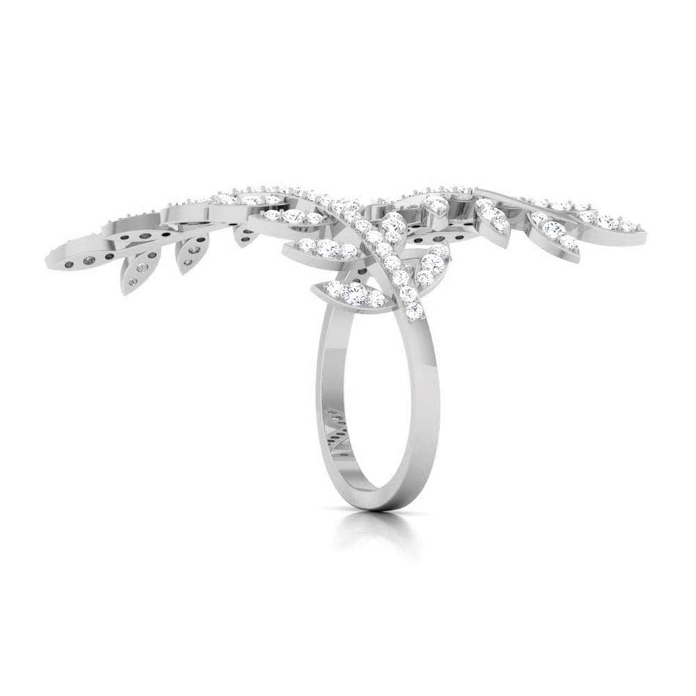 Jewelove™ Rings Designer Platinum Diamond Ring JL PT R 8126