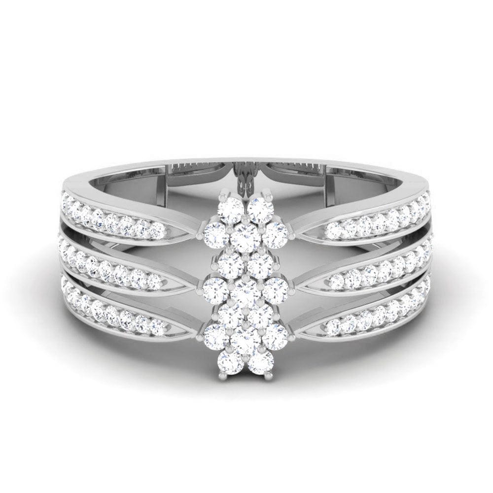 Jewelove™ Rings Designer Platinum Diamond Ring JL PT R 8185