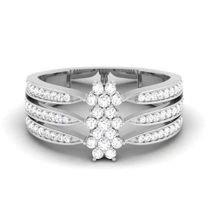 Jewelove™ Rings Designer Platinum Diamond Ring JL PT R 8185