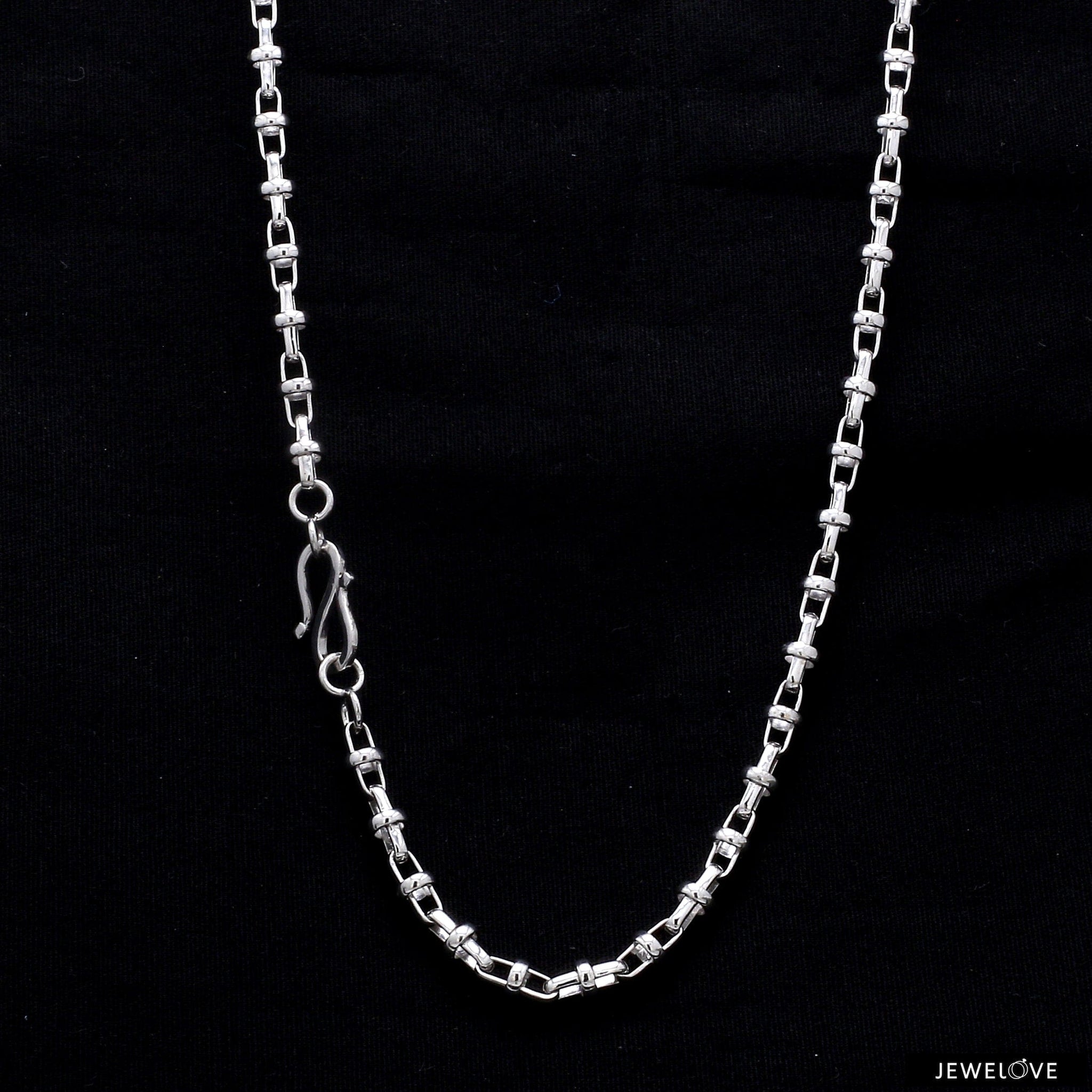 Jewelove™ Chains Designer Platinum Links Chain for Men JL PT CH 1175