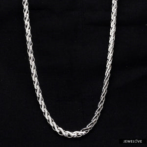 Jewelove™ Chains Designer Platinum Links Chain for Men JL PT CH 1176