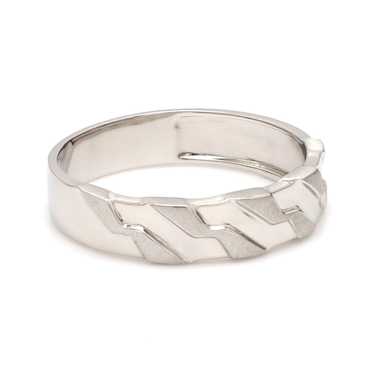 Jewelove™ Rings Designer Platinum Love Bands JL PT 615