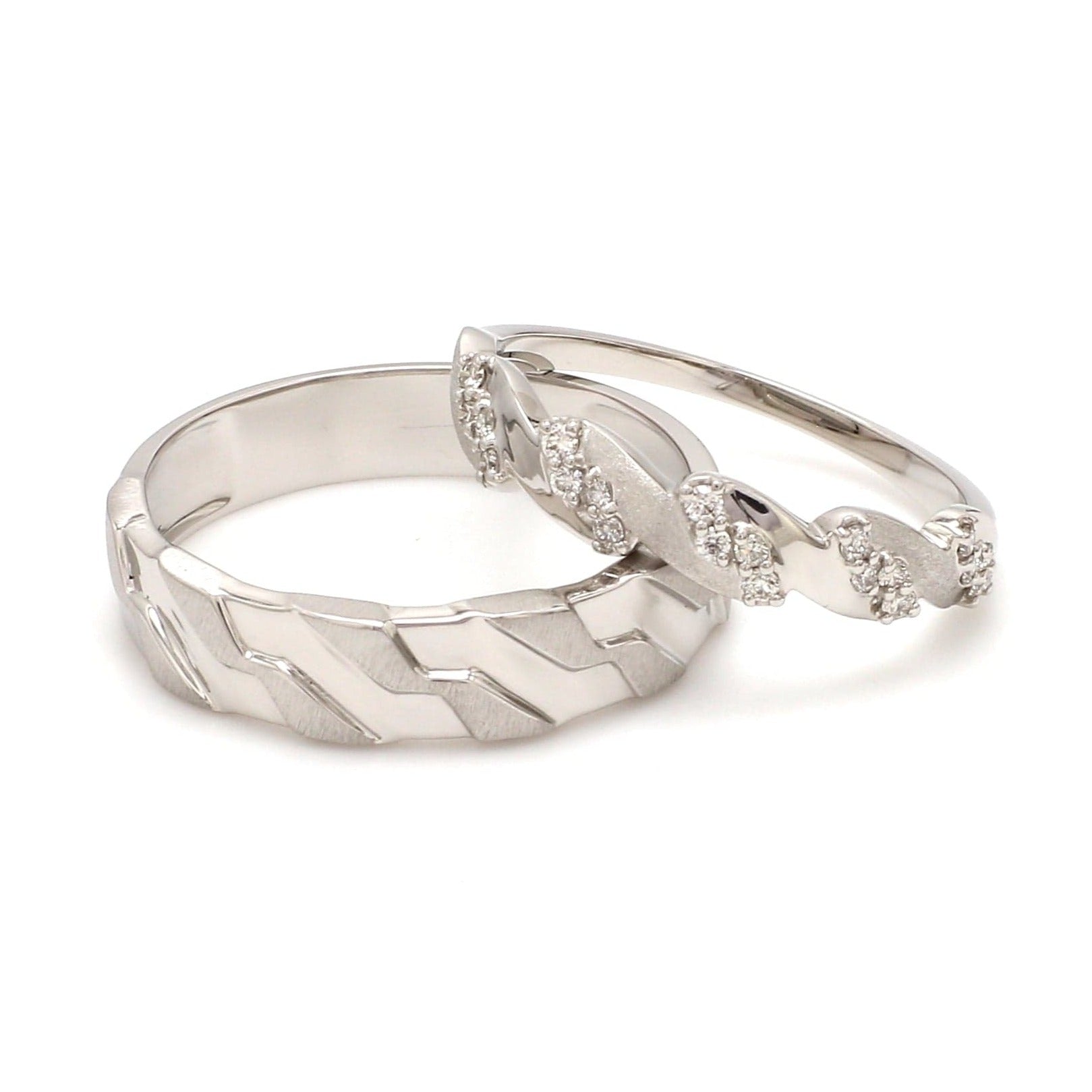 Silver Couple Ring Silver Rings for couples – Zevrr