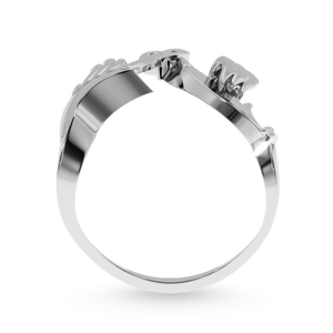 Jewelove™ Rings Women's Band only Designer Platinum Ring for Women JL PT LC876