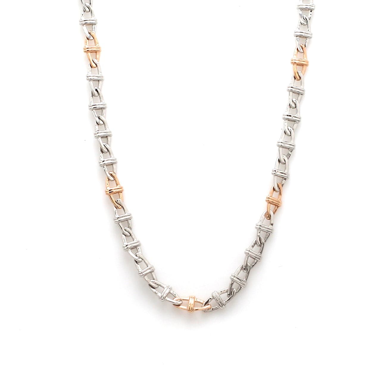 Jewelove™ Chains Designer Platinum & Rose Gold Chain for Men JL PT CH 1105