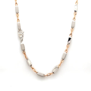 Jewelove™ Chains Designer Platinum & Rose Gold Chain for Men JL PT CH 1108