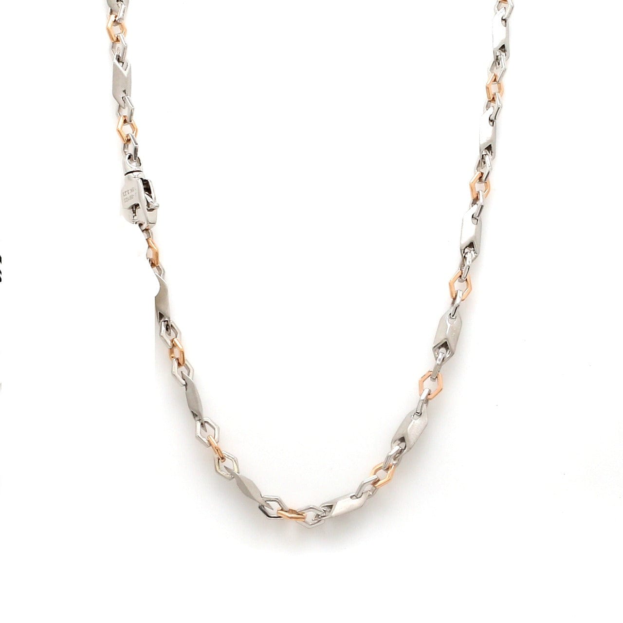 Jewelove™ Chains Designer Platinum & Rose Gold Chain for Men JL PT CH 1109