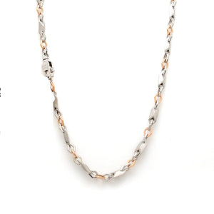 Jewelove™ Chains Designer Platinum & Rose Gold Chain for Men JL PT CH 1109