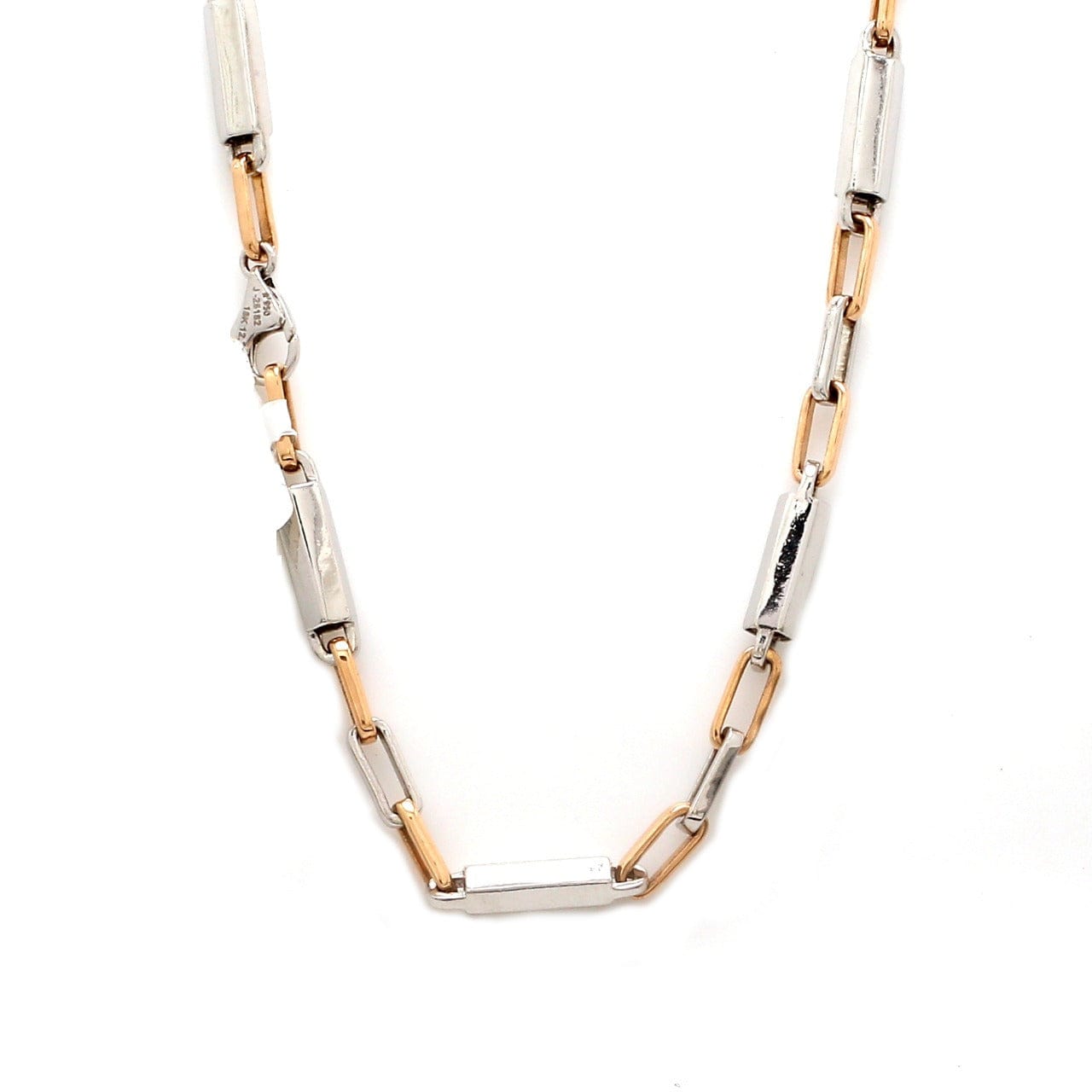 Jewelove™ Chains Designer Platinum & Rose Gold Chain for Men JL PT CH 1111