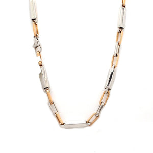 Jewelove™ Chains Designer Platinum & Rose Gold Chain for Men JL PT CH 1111