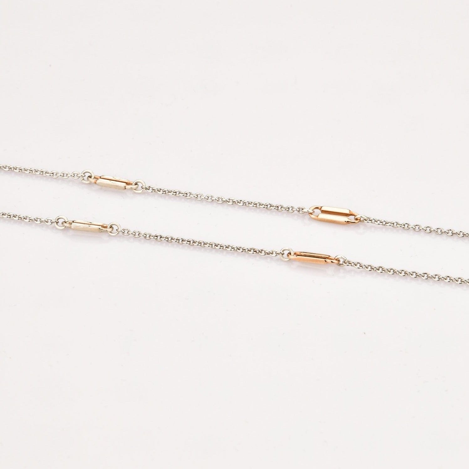 Jewelove™ Chains Designer Platinum & Rose Gold Chain JL PT CH 813