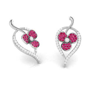 Jewelove™ Earrings Designer Platinum with Diamond Earrings for Women JL PT E NL8579