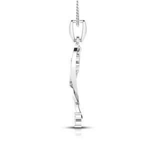 Jewelove™ Pendants Designer Platinum with Diamond Pendant for Women JL PT P NL8538