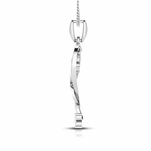 Jewelove™ Pendants Designer Platinum with Diamond Pendant for Women JL PT P NL8538