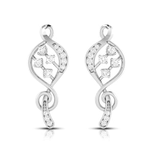 Jewelove™ Pendants & Earrings Earrings only Designer Platinum with Diamond Pendant Set for Women JL PT P NL 8491