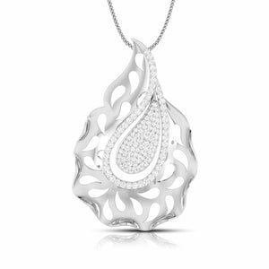 Jewelove™ Pendants & Earrings Pendant only Designer Platinum with Diamond Pendant Set for Women JL PT PE NL8472