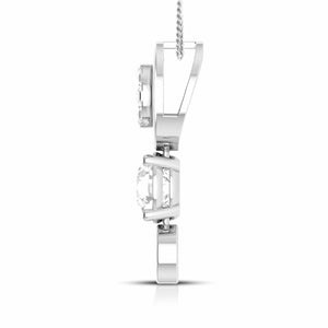 Jewelove™ Pendants & Earrings Designer Platinum with Diamond Solitaire Pendant Set for Women JL PT PE 78A