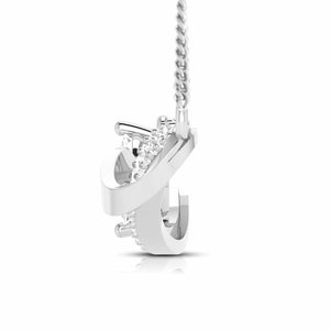 Jewelove™ Pendants & Earrings Designer Platinum with Diamond Solitaire Pendant Set for Women JL PT PE 79D