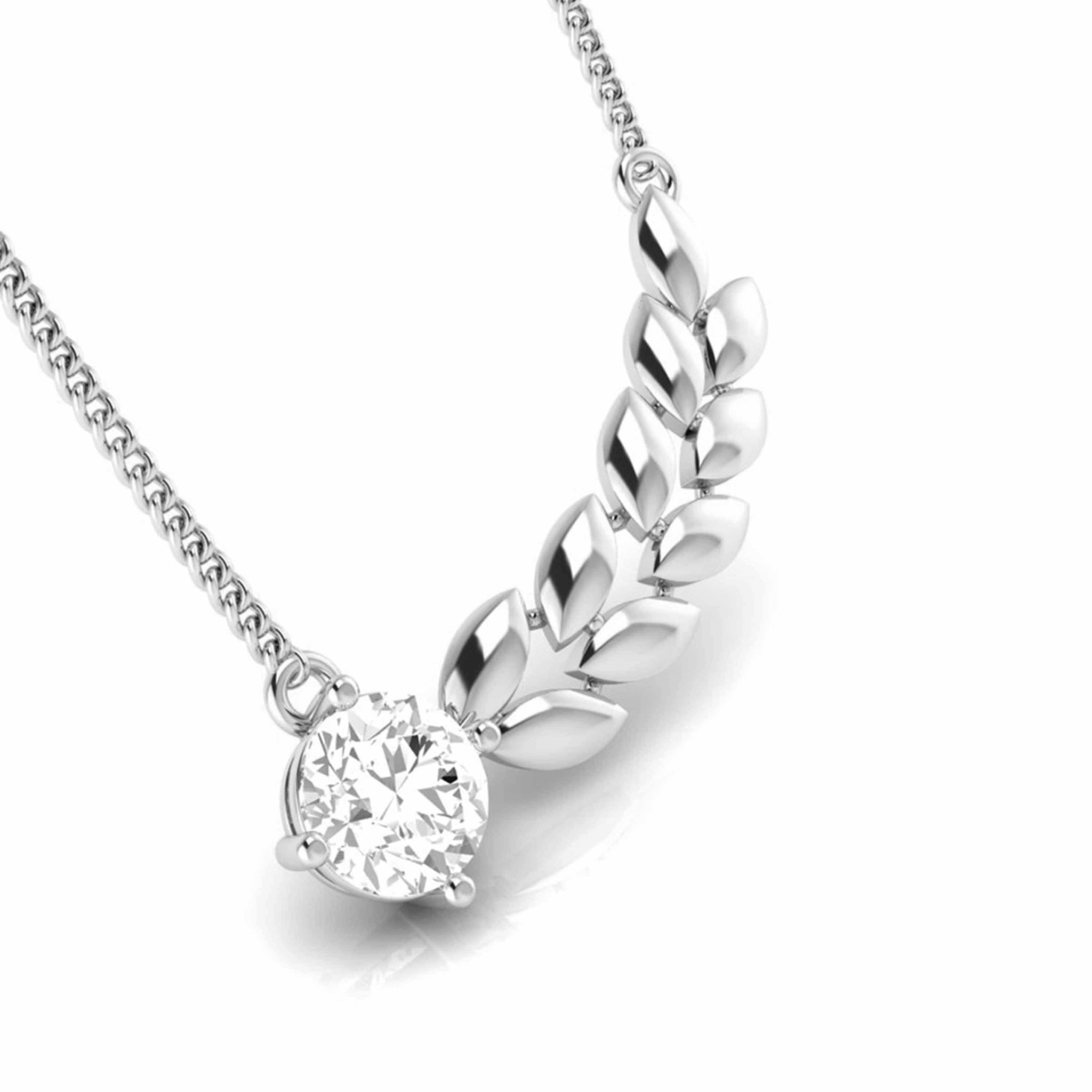 Jewelove™ Earrings Designer Platinum with Diamond Solitaire Pendant Set for Women JL PT PE 79H