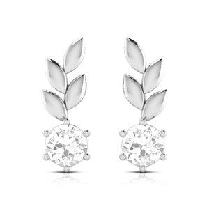 Jewelove™ Earrings Designer Platinum with Diamond Solitaire Pendant Set for Women JL PT PE 79H