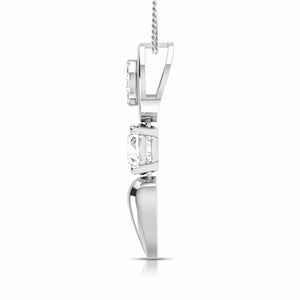 Jewelove™ Pendants & Earrings Designer Platinum with Diamond Solitaire Pendant Set JL PT PE 78E