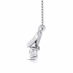 Jewelove™ Pendants & Earrings Designer Platinum with Diamond Solitaire Pendant Set JL PT PE 79G