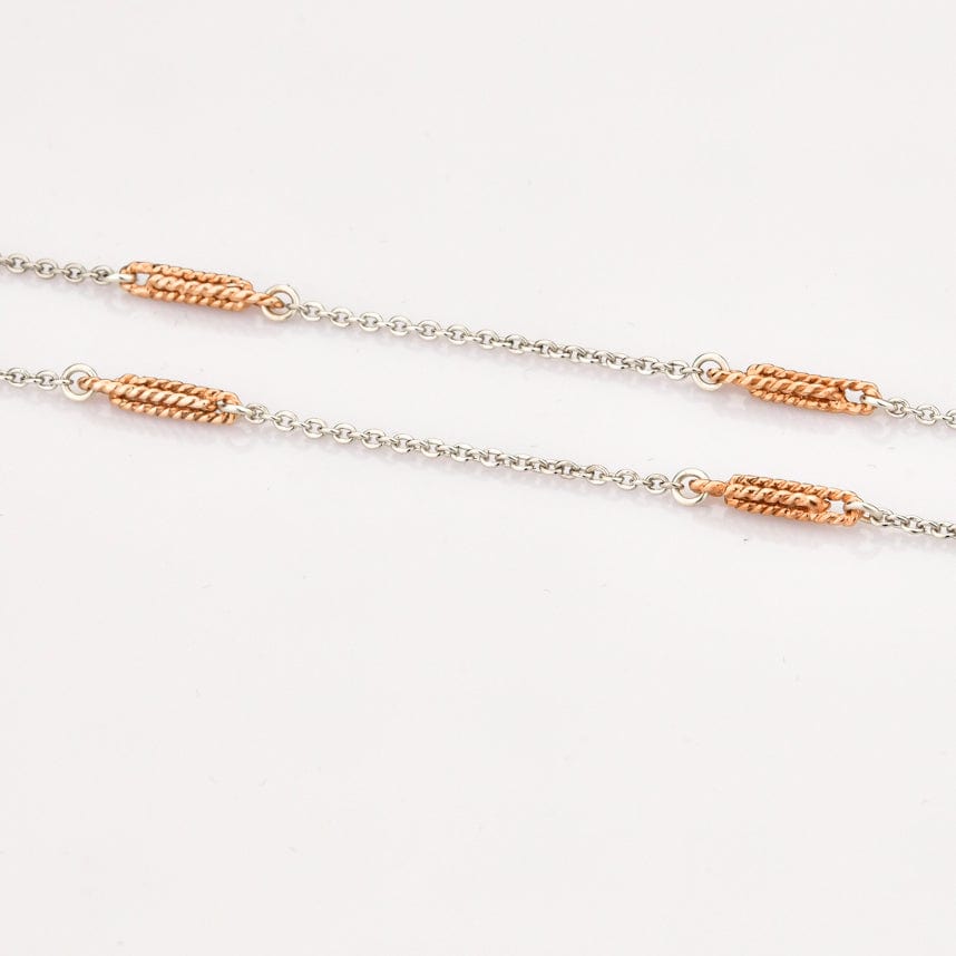 Jewelove™ Chains Designer Platinum with Rose Gold Chain JL PT CH 797