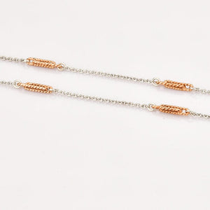 Jewelove™ Chains Designer Platinum with Rose Gold Chain JL PT CH 797