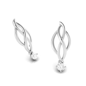 Jewelove™ Pendants & Earrings Designer Platinum with Solitaire Pendant Set for Women JL PT PE 77C