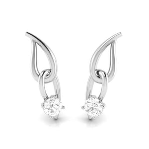 Jewelove™ Pendants & Earrings Designer Platinum with Solitaire Pendant Set for Women JL PT PE 77F